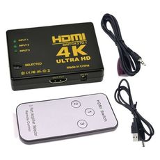 【GC340A】HDMI切換器3進1出SY301 切換盒 擴充分配器 切換器 HDMI線 4K 高畫