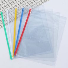 【DK336】PVC 拉鏈袋 夾鏈袋 檔案夾 文件夾 A4橫式透明資料袋 收納袋 資料套 拉鏈袋