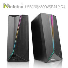 妙妙屋 infotec SP-RX4 800W(P.M.P.O) 2.0聲道USB二件式喇叭 電競