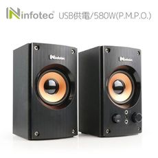 妙妙屋 infotec INF-SP-RX8 580wp.m.p.o 2.0聲道 usb二件式喇叭