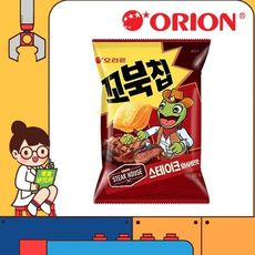 韓國 好麗友 ORION 烏龜餅乾 新口味 芥末牛排風味 80g 烏龜脆片 烏龜 餅乾 烏龜餅 牛排