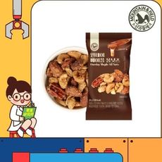 韓國 MOUNTAIN&FIELD 松鼠家 楓糖爆香綜合堅果 20g 杏仁 胡桃 腰果 楓糖堅果
