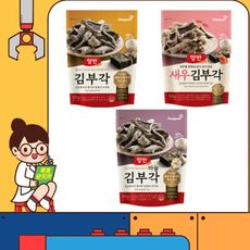 韓國 東遠 Dongwon 酥脆海苔片 50g 原味 蒜味 蝦風味 炸海苔片 海苔 海苔片 海苔脆片