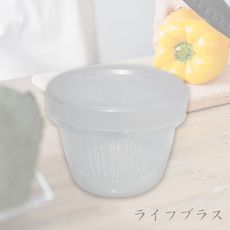 【一品川流】日本製NAKAYA可瀝水蔥花蒜頭保鮮盒-500ml