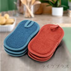 呱淨溜溜多用去油洗滌棉-(6枚入/組)