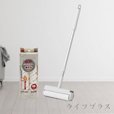 可折式伸縮膠黏拖把-24cmX1組+膠黏補充包-2入x3包