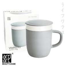 【一品川流】元氣天空白瓷不倒杯-260ml