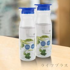日本製HARIO普魯士藍玻璃冷水壺-1200ml-(2入/組)