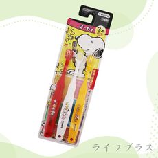 日本製EBISU兒童牙刷-史努比-2~6歲-(3支入/組)