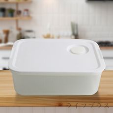 日本製可微波附洩氣閥密封保鮮盒-正方形-500ml