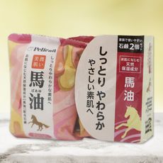 【一品川流】日本馬油整肌保濕香皂-2入