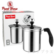 【一品川流】日本寶馬牌 玻璃蓋奶泡器-400cc