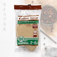 【一品川流】Kyowa日本製無漂白咖啡濾紙-2~4杯用-(80枚入×1包)