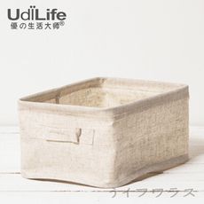 【一品川流】UdiLife 森/棉麻收納盒/小