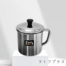 樂司/304不鏽鋼口杯-附蓋-10cm