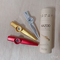 【贈紙筒 現貨 金屬】卡祖迪 KAZOO 鴨子笛 簡單上手 伴奏 烏克麗麗