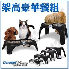 【DT-11491 】美國 Ourpet's Durapet 架高豪華餐組(中)尺寸：8吋