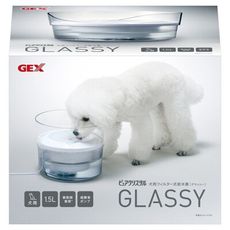 日本GEX 愛犬透涼感淨水飲水皿 1.5L 循環式飲水器 犬用