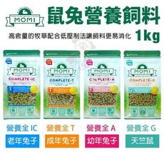 5月到貨//美國摩米MOMI 鼠兔營養飼料1kg 營養全IC A T G 成幼兔 老兔 天竺鼠用