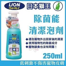 日本LION獅王LION除菌能清潔泡劑250 ML