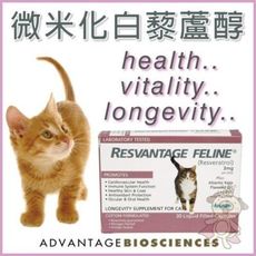 RESVANTAGE CANINER微米化白藜蘆醇 愛貓專用