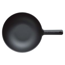 【SSC三条鑄工所】一體成型極輕薄鑄鐵深炒鍋31cm(送強化玻璃鍋蓋)