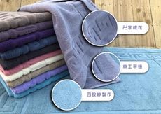 【偉榮毛巾】台灣製-100%純棉 飯店用浴室萬字腳踏墊