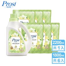 【Prosi普洛斯】室內晾曬香水濃縮洗衣凝露(BKC專利消臭緩釋配方)1入+6包