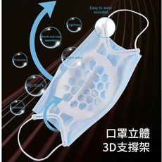 3D【蜂巢狀】 支撐架 口罩支架 防疫小物 防掉妝口罩架 防悶透氣/不貼臉/不沾口紅§異國精品§