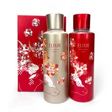 資生堂SHISEIDO 怡麗絲爾ELIXIR 彈潤保濕水乳組  (滋潤型) 新年限定組 好運牛牛瓶