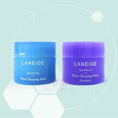 韓國 蘭芝 LANEIGE 睡美人香氛水凝膜 晚安面膜 15ml 藍-原味/紫-薰衣草