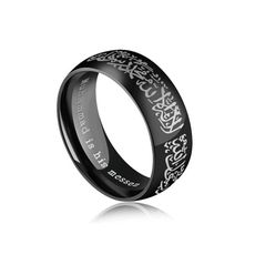 《316小舖》c486(優質鈦鋼戒指-伊斯蘭教鋼戒指-單件價 /伊斯蘭教戒指/伊斯蘭教戒子/邪教戒子
