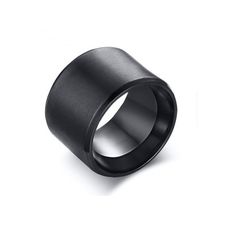 《316小舖》c578(優質白鋼戒指-超寬黑色白鋼戒指-單件價 /鈦鋼戒子/超寬戒指/黑色戒指/超大
