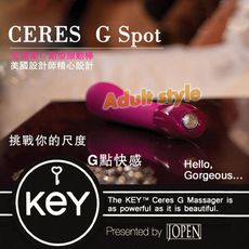 美國KEY-Ceres G Spot克瑞斯G點震動棒