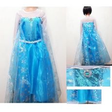 ☆派對達人☆萬聖節服裝配件/變裝派對/艾莎ELSA/冰雪奇緣服裝配件/兒童變裝服-艾莎公主雪花服裝