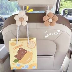 飛呀生活｜🌸 奶咖可愛小花掛鉤 強力造型置物掛勾 椅背掛勾 掛鉤 掛鈎 置物掛勾