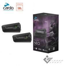 Cardo PACKTALK NEO 安全帽通訊藍牙耳機(雙入組)