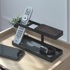 【Sim'n Coz 簡減家居】多用途遙控器收納置物架(雙色任選)
