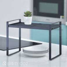 【Sim'n Coz 簡減家居】廚房可堆疊層架/收納架-S加高款 (雙色任選)