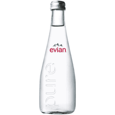 法國evian依雲 天然礦泉水 330ml x 20瓶(玻璃瓶裝)