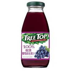 tree top樹頂 100%綜合葡萄汁300ml x 24瓶 果汁 麵包 吐司 飯店 咖