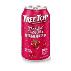 【零瓶出售】 Tree Top 樹頂 樹頂蔓越莓氣泡飲320ml*12入