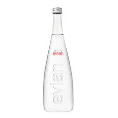 法國evian依雲 天然礦泉水 750ml x 12瓶(玻璃瓶裝)