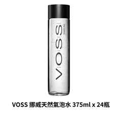 VOSS 挪威天然氣泡水 375ml x24瓶