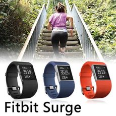 【Fitbit Surge】智能樂活全能運動手環 睡眠偵測 內建心率+GPS紀錄(L號)