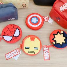 [現貨] 獨家 收納包 帆布包 化妝包 肩背包 零錢包 MARVEL漫威 MINISO聯名 鋼鐵人蜘