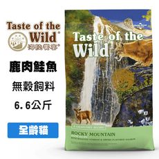 海陸饗宴 洛磯山鮭魚鹿肉 6.6公斤 (全齡貓) 貓咪飼料 成貓飼料 貓糧 幼貓飼料 無穀貓飼料