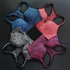 彩雲3D聚攏防震無鋼圈無痕運動背心 瑜珈內衣 運動內衣 (4色.M/L/XL)