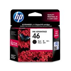 HP NO.46 Ink Advantage 黑色原廠墨水匣(CZ637AA)