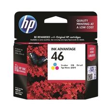 HP NO.46 Ink Advantage 三色原廠墨水匣(CZ638AA)